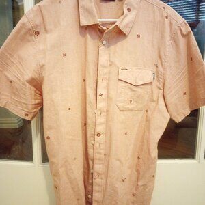 Vans short sleeve button down cabana shirt